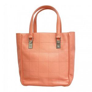 Chanel Chocolate Bar Tote Bag in Caviar Skin, Pink, Women's